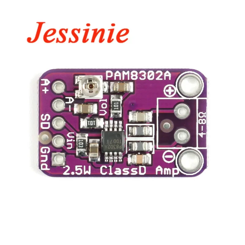 PAM8302A PAM8302 2.5W シングルチャンネルクラス D オーディオパワーアンプモジュール開発ボード