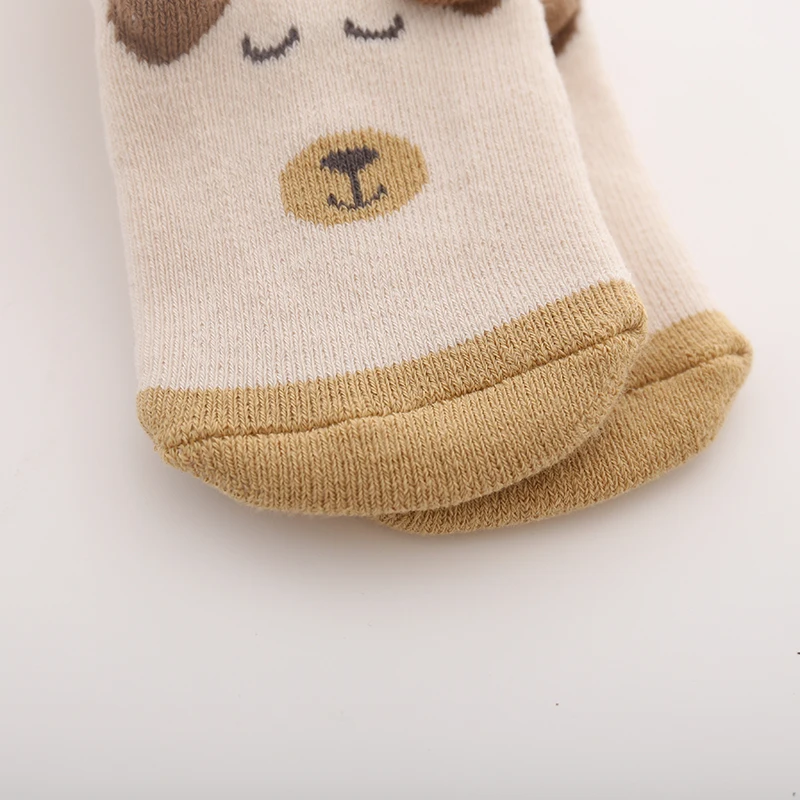 1 Set Herbst Winter Unisex Baby 0-3T Warm Kissen Anti-Skid Boden Socken Bein Wärmer Für krabbeln Neugeborenen Verdickt Knie Hohe Socken