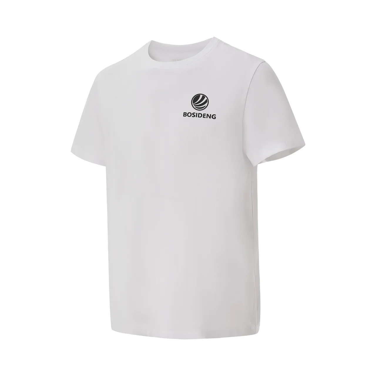 

BOSIDENG Cotton Mens White T-Shirt Crew Neck Solid Color Casual Bottoming Men Tops Tees Shirt For Male Man T shirts Clothing