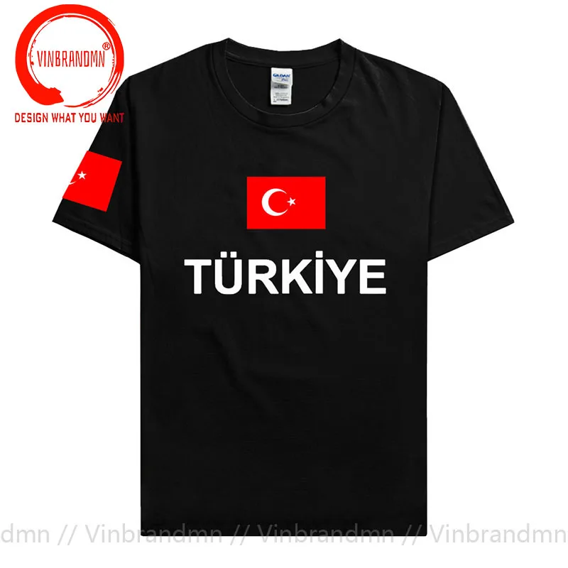 Turkey t shirt men TUR t-shirts nation team 100_ cotton fans tops letters street wear fitness tshirt Turkish Turk country tees