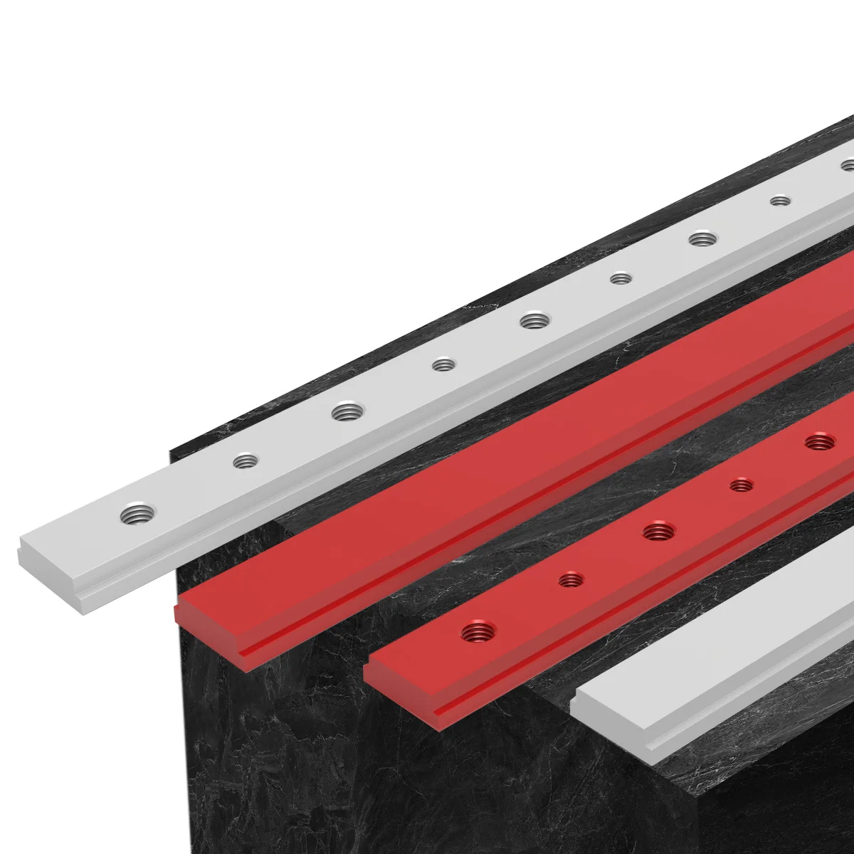 450Mm Verstekstaaf Schuifregelaar Tafelzaag Staaf T Slot Verstek Spoor Jig T Schroef Armatuur Slot Aluminium Legering Voor Houtbewerking Router