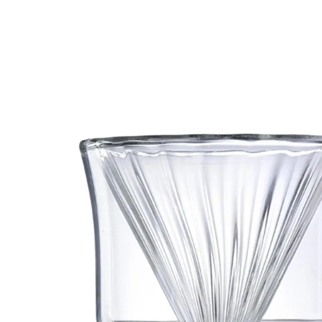 Gotejador de café de vidro 400ml removível para uso em café e escritório resistente ao calor