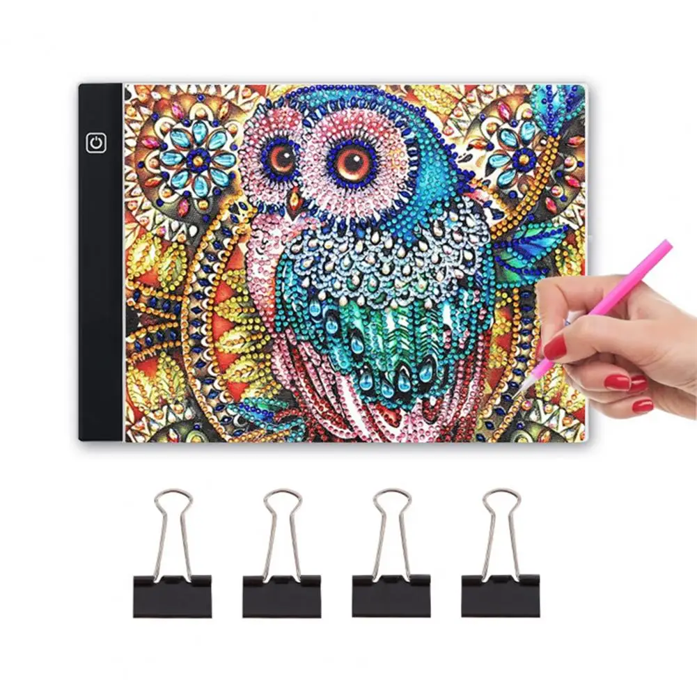 LED Copy Board A4 Drawing Board Painting Stencils Animation Ultra-Thin Design Copying Tools with Adjustable Brightness