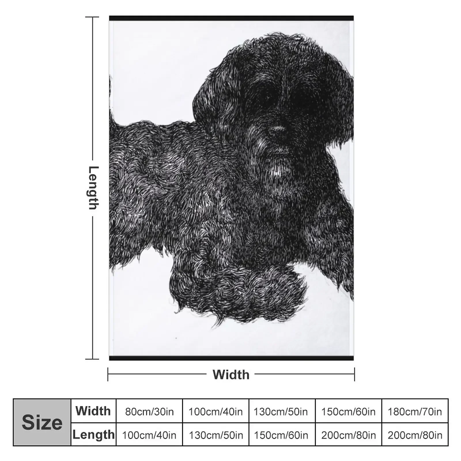 New An Adorable Black Cockapoo Throw Blanket Personalized Gift Quilt Bed linens christmas gifts Furrys Flannel Fabric Blankets