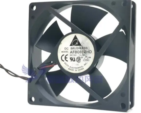 Delta Electronics AFB0812HD DC 12V 0.18A 80x80x20mm 2-Wire Server Cooling Fan