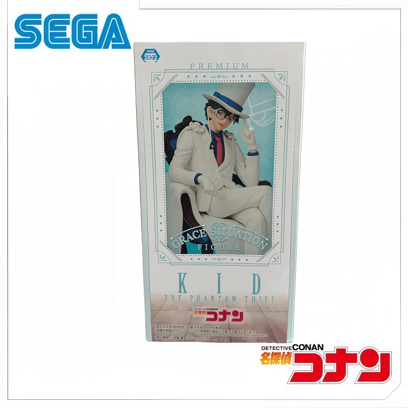 

В наличии 100% оригинальная фигурка SEGA Детектив Конан Куроба Кайто, модель-кукла, абсолютно новая, в коробке, анимационные сувениры Garage Kit