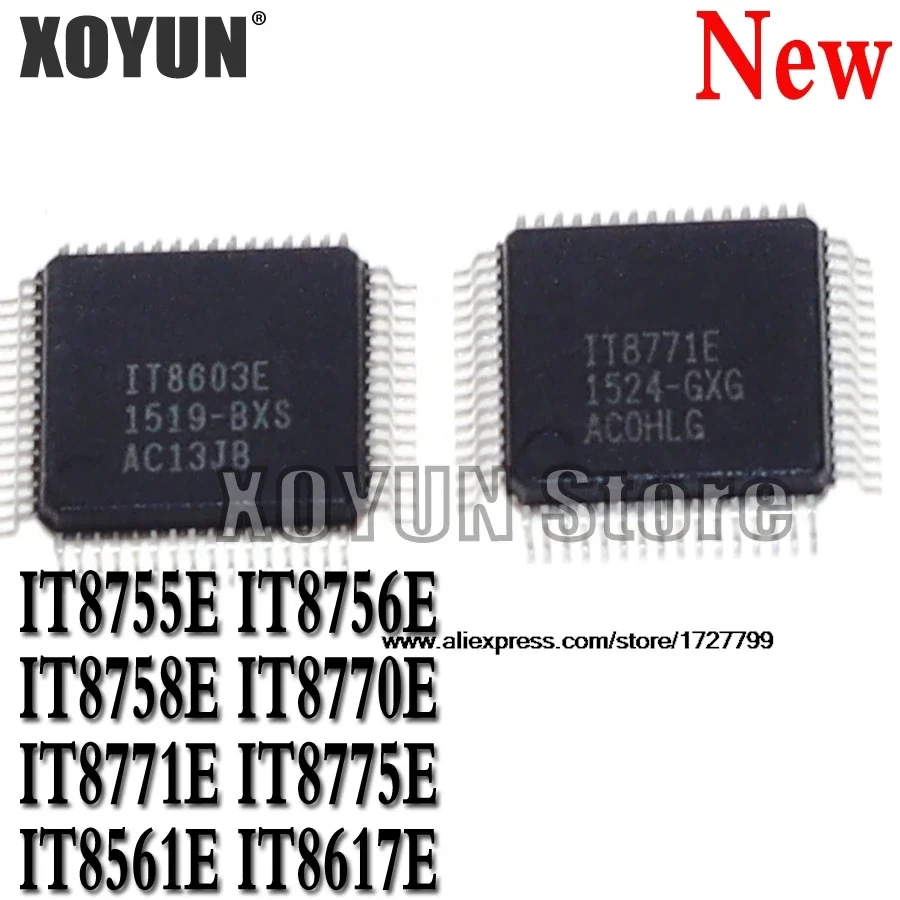 (1piece) New IT8755E IT8756E IT8561E IT8758E IT8617E IT8770E IT8771E IT8775E QFP