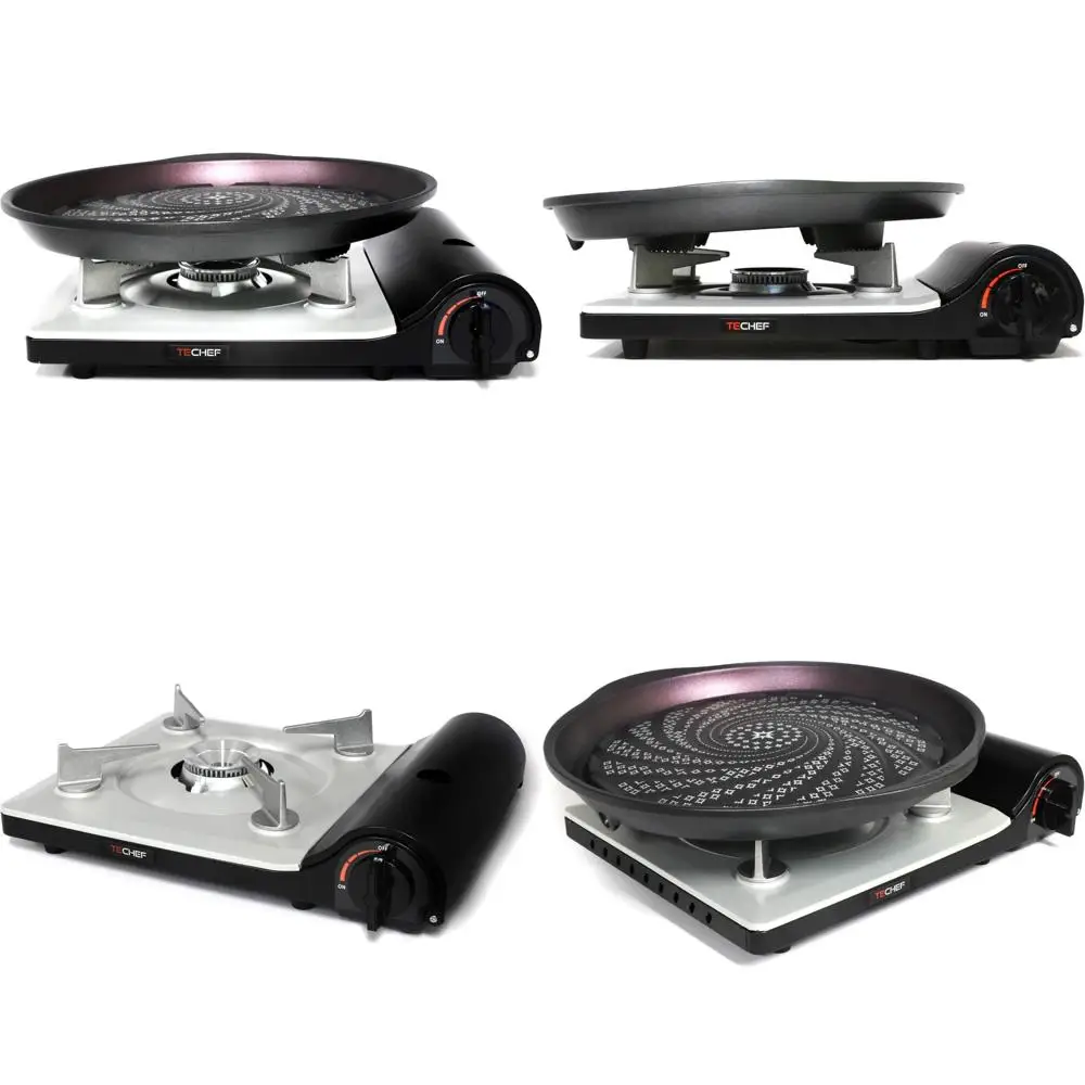 

Корейский набор сковородок для гриля с антипригарным покрытием для барбекю и портативной горелкой для газовой плиты Agni, изготовленный в Корее