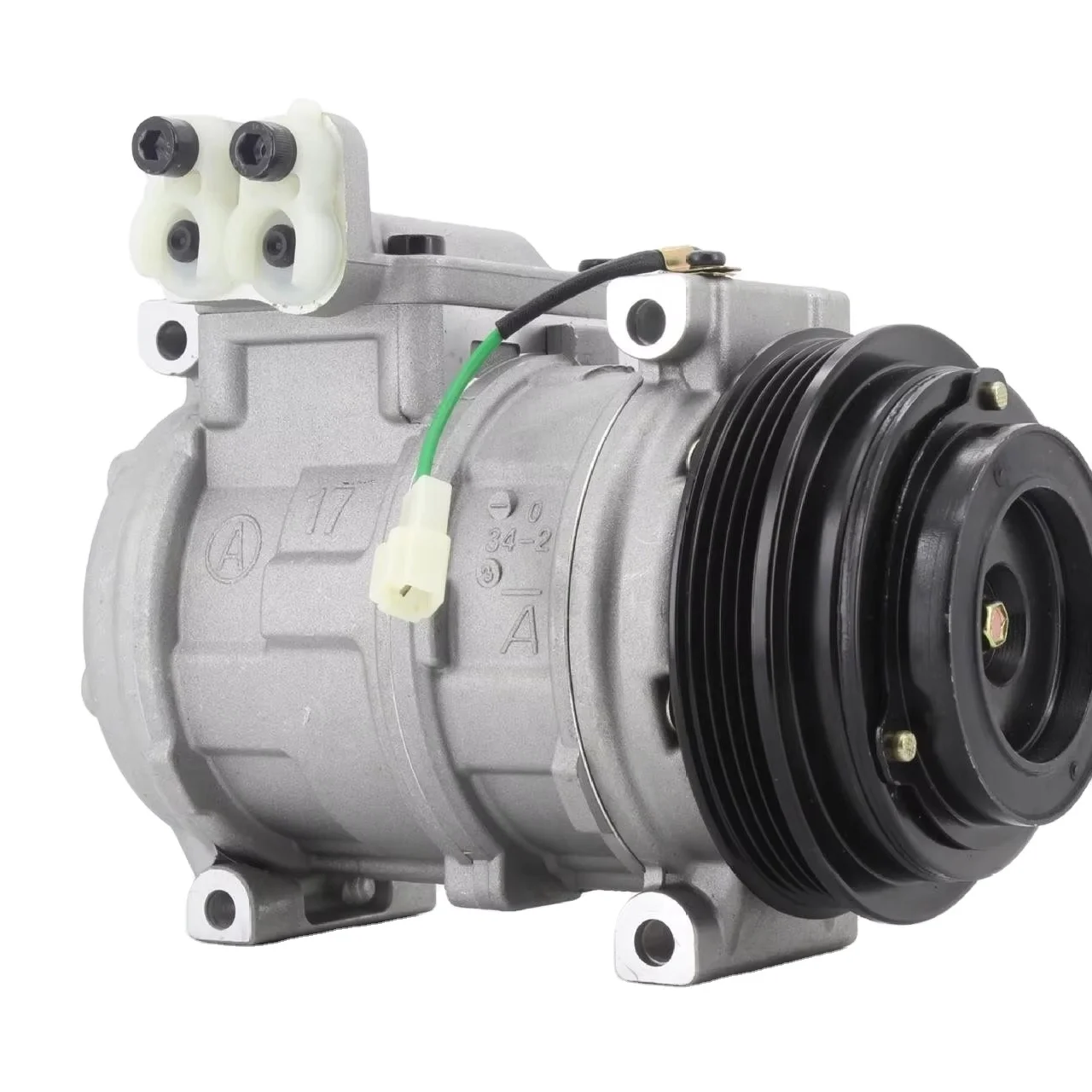 ضاغط قطع غيار السيارات تركيب كهربائي جديد للطاقة جديد لـ Jieshi Wide Foot 10PA17C 4PK 125 24V