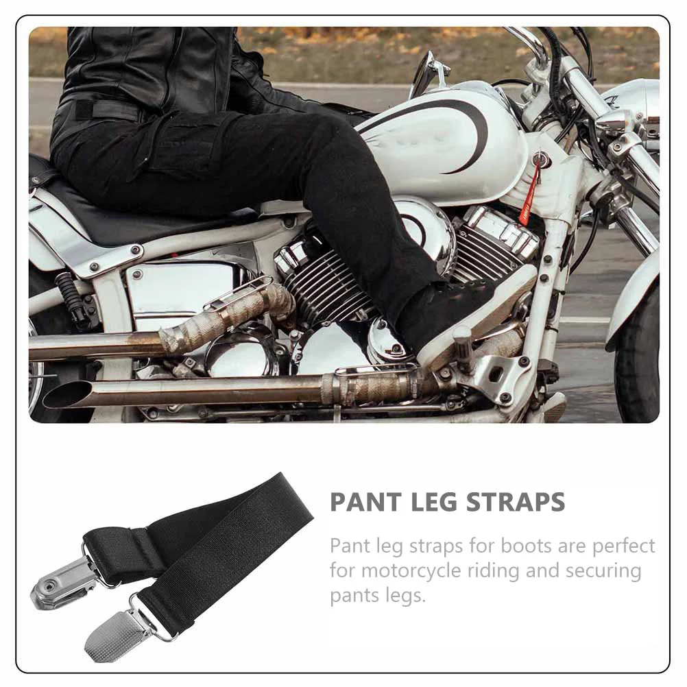 5 Pcs Boot Clips and Trouser Leg Bike Pant Ski Fixing Straps for Riding Metal Extender Blousing Miss