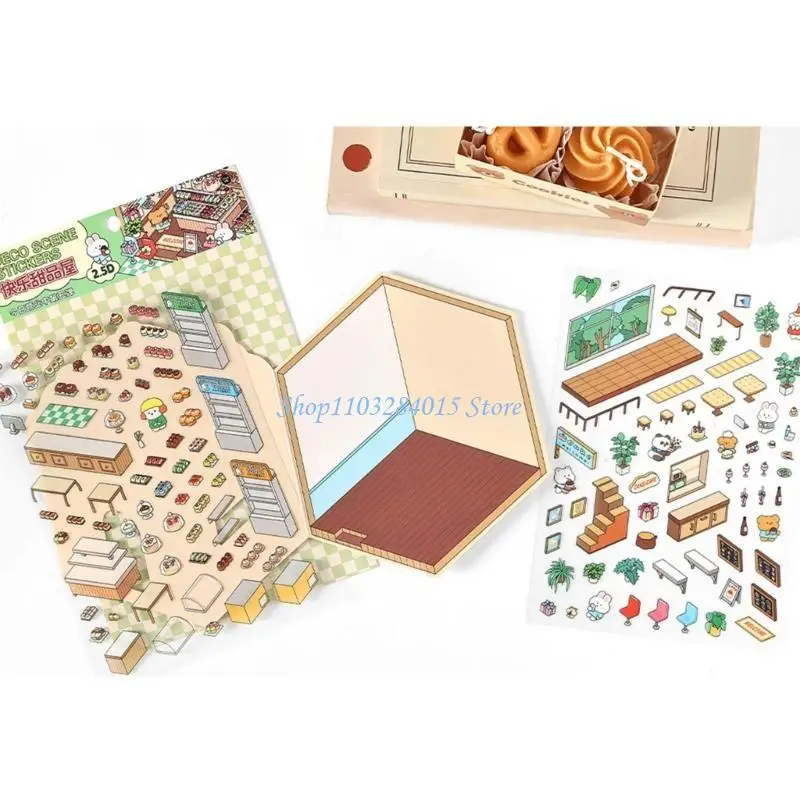 

R6ff Cartoon Chep Shop Landscape Strikebook СИТКА