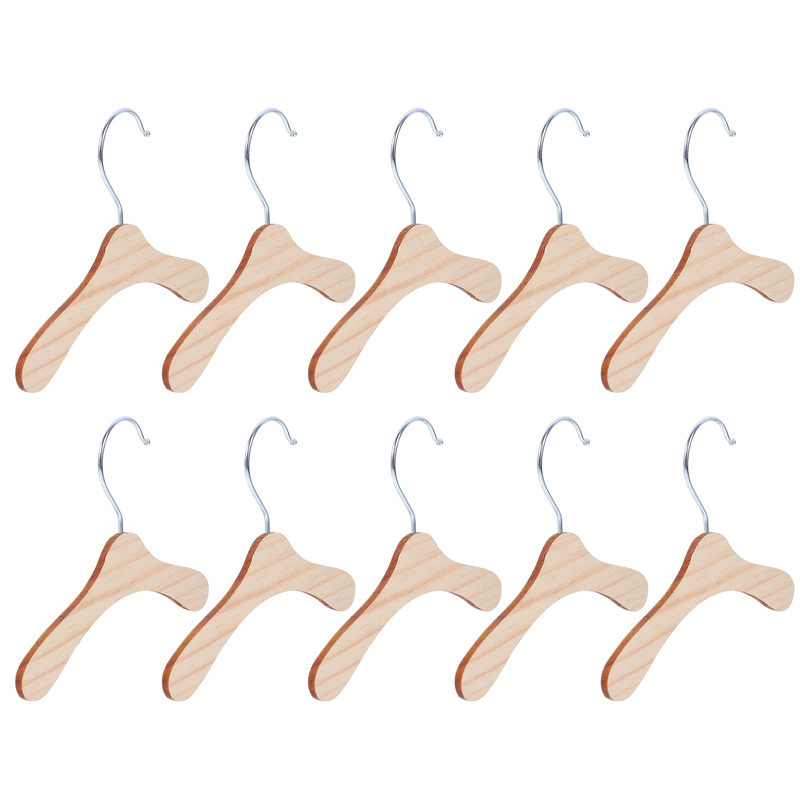 

10 Pcs Pet Hanger Apparel Rack Clothes Pant Hangers Supplies Accessory Pants Wardrobe Costume