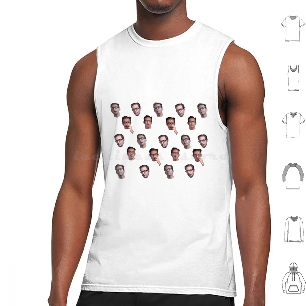 Jeff Kaplan Face Compilation Tank Tops Print Cotton Tracer Widowmaker Mccree Soldier Jeff Kaplan Torbjorn Winston D