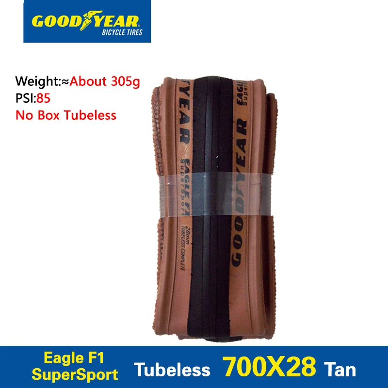 Goodyear Bicycle Tires Eagle F1 Supersport 700x28C Tubeless Road