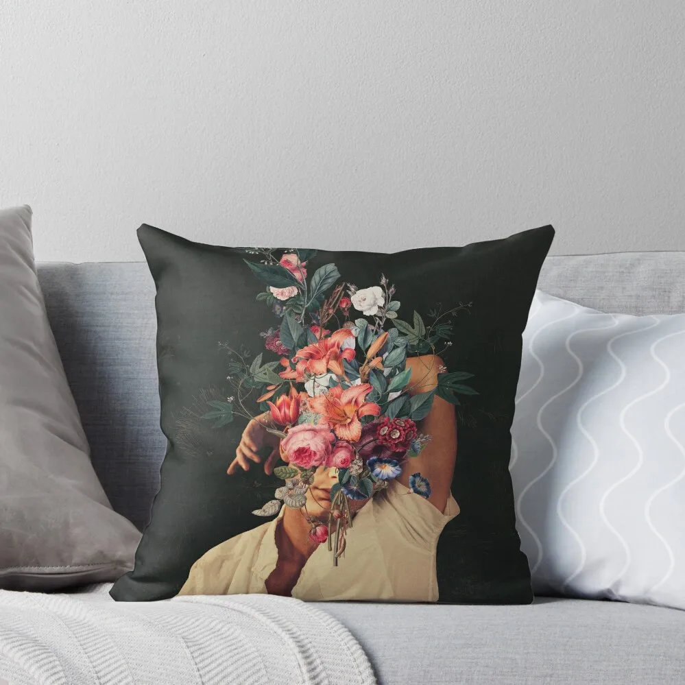 Roses Bloomed every time I Thought of You Throw Pillow Sofa Decorative Covers luxury decor