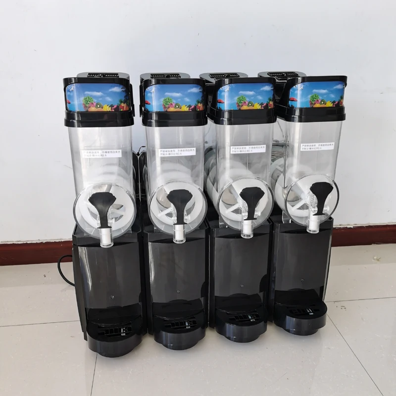 

1/2/3/4 Tanks Commercial Ice-Cool Juice Smoothie Slush Maker Frozen Beverage Cold Drink Dispenser Vending Machine For Home