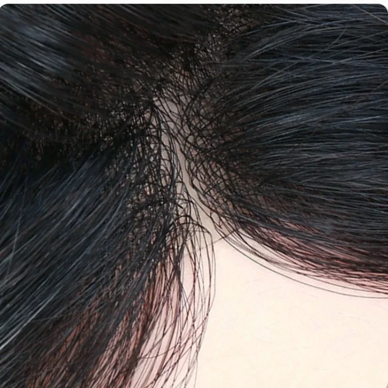 16*19 unidade de folha de cabelo humano de renda de cabelo único masculino sistema de substituição de cabelo peruca prótese naturalmente respirável