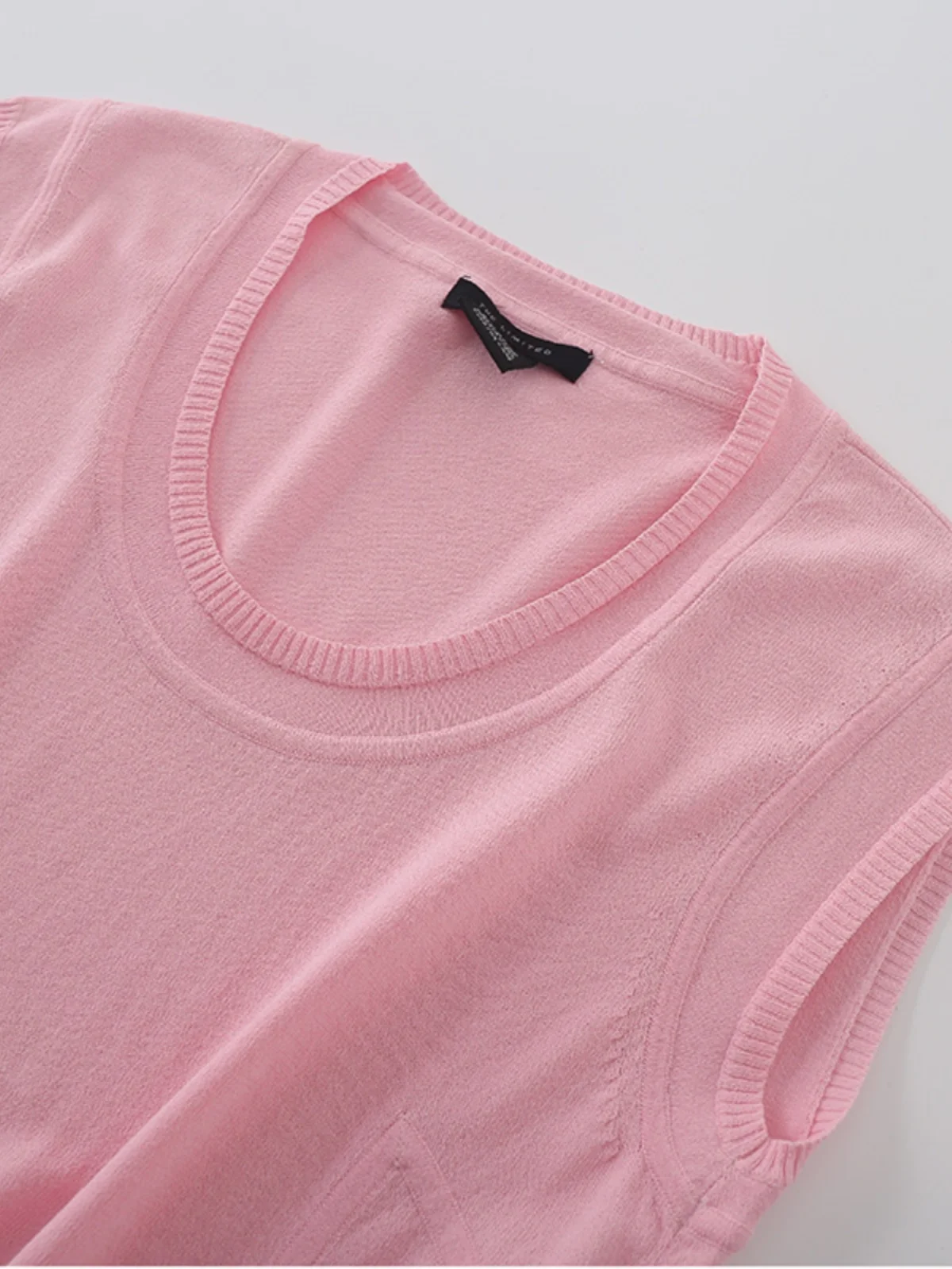 Suéter Casual de Malha com Gola Redonda para Mulheres, Estilo de Rua, Verão, Ajuste Regular