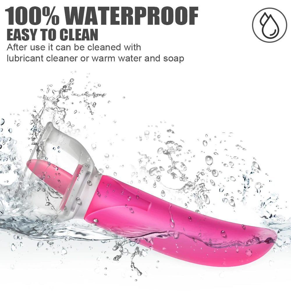 Dildo Vibrator Clitoris G-spot Vibrator Vagina Breast Massage Dual Head Sex Toys for Women Tongue Licking Pump