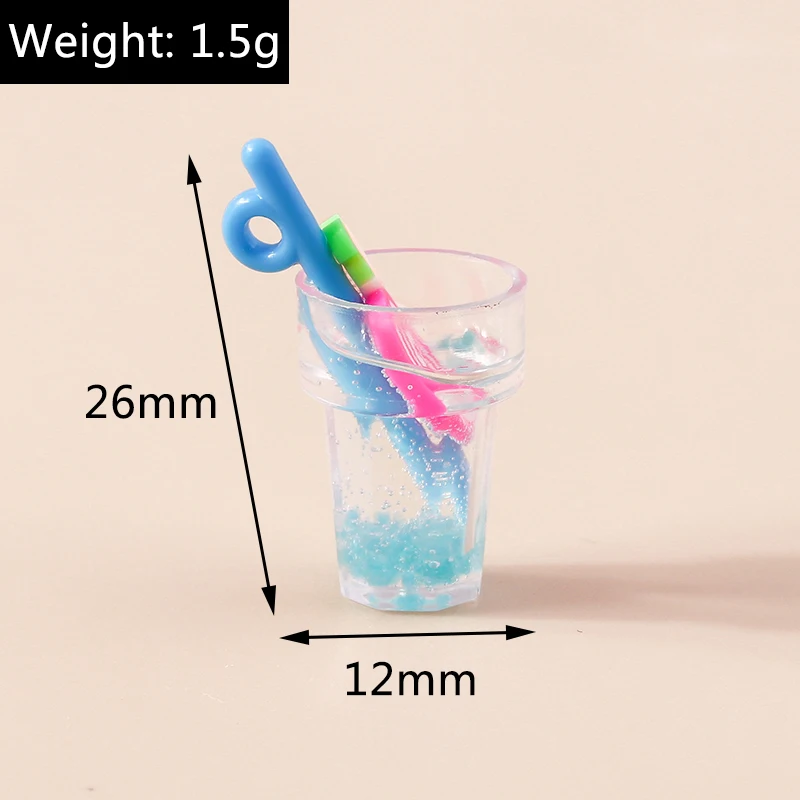 Leslie 10 Stück Gemischte Stile Sommer-Glasfläschchen mit Perlen-Muschel-Anhängern für DIY Ohrringe, Schlüsselanhänger, Halsketten und Schmuckherstellung – Detail 34