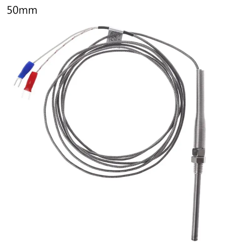 50/100/150/200mm Probe Temperature Thread Type K Thermocouple Durable