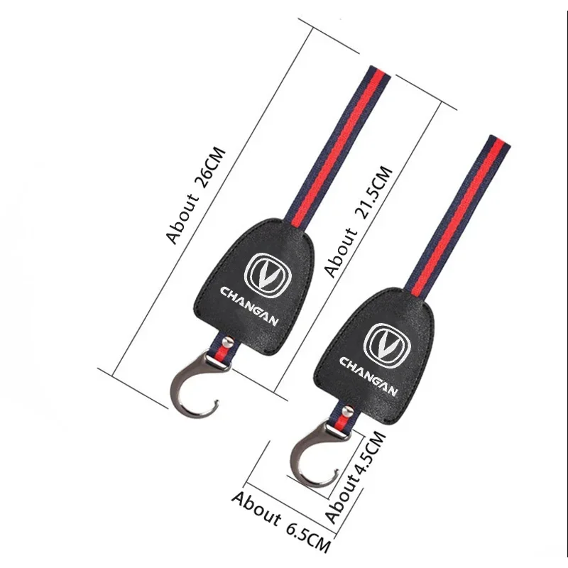 Car Interior Seat Back Hook for Changan Logo CS75 V7 CX70 Alsvin CS35 CS15 PLUS CS85 CS95 CS55 Auto Storage Hanger Decoration