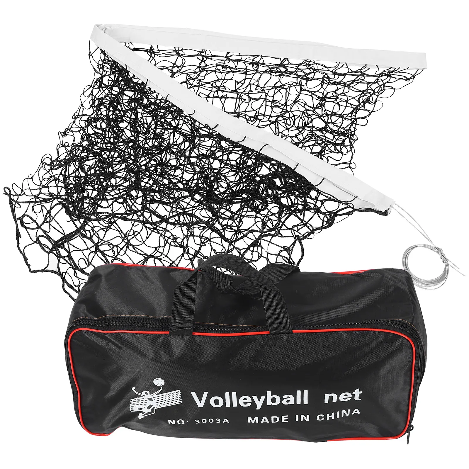 

Складная портативная волейбольная сетка для улицы, сада и пляжа, из прочного полиэстера, с мелкой сеткой, простая установка, для спорта
