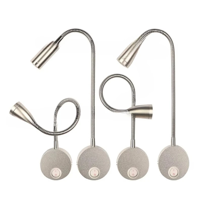 

Черный настенный светодиодный светильник для чтения с чипом Cree, гибкая конструкция с изгибом, подходит для использования в спальне, гарантия 5 лет.