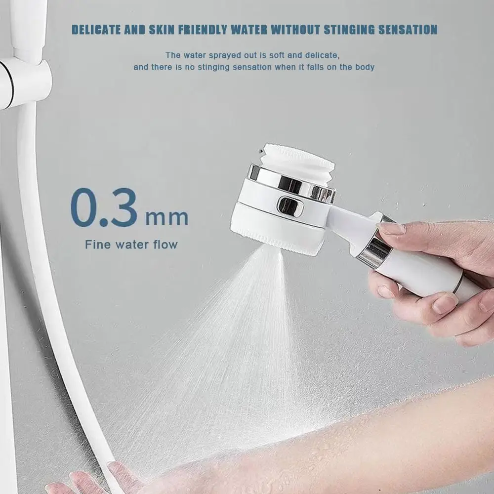 2 Modes Adjustable Shower Head High Pressure Multi-function Shower Sprayer Handheld Shower Spray Nozzle Bathroom Accessories