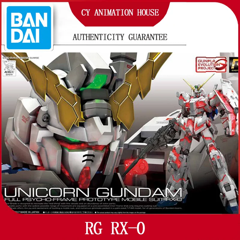 

Official In-Stock Rg 25 1/144 RX-0 Unicorn Standard Edition Assembly Model Unicorn Children'S Collectible Toy Birthday Gift