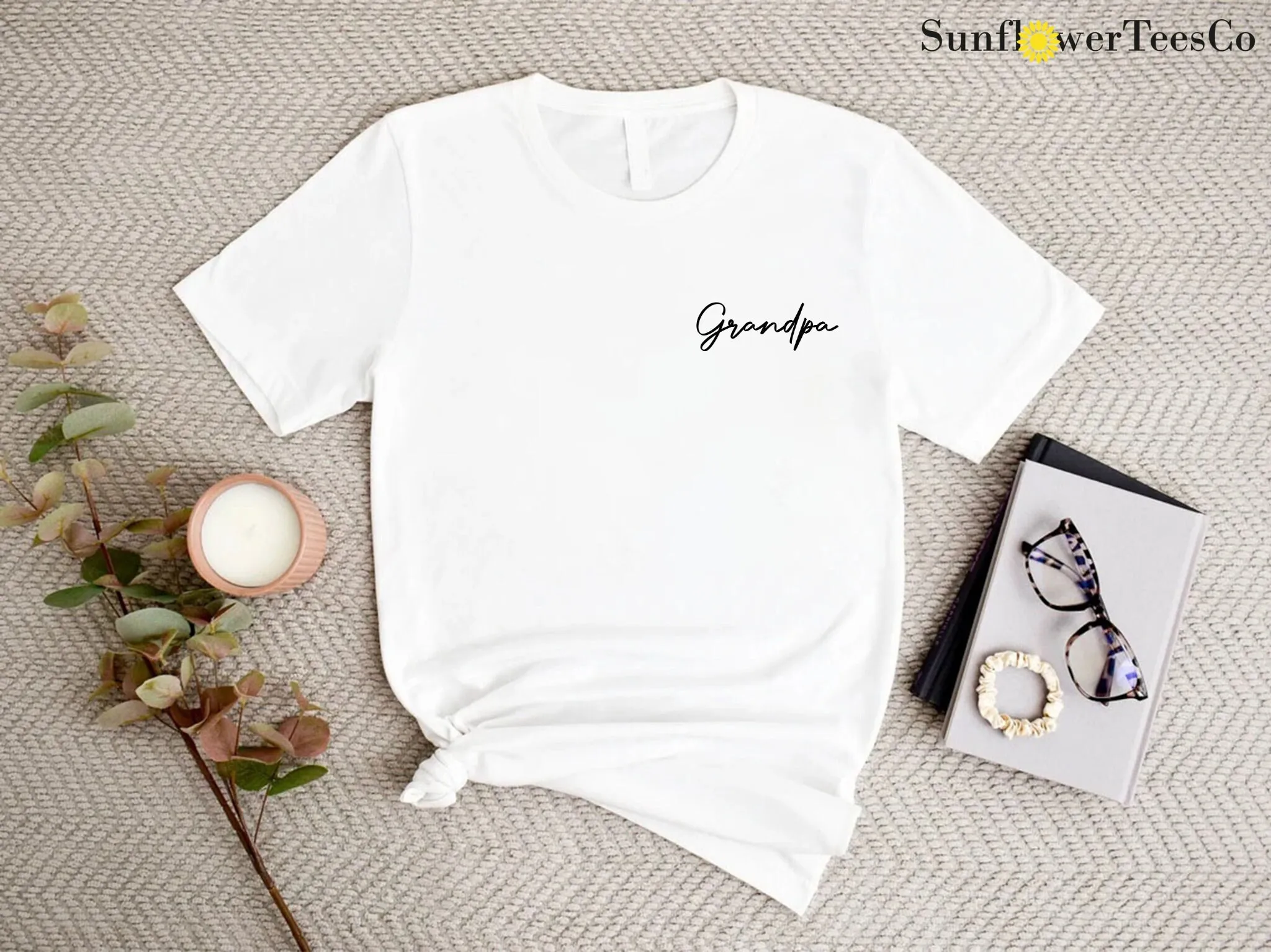 

Минималистичная футболка для дедушки на день отца, папа, лучшая новинка, определение беременности