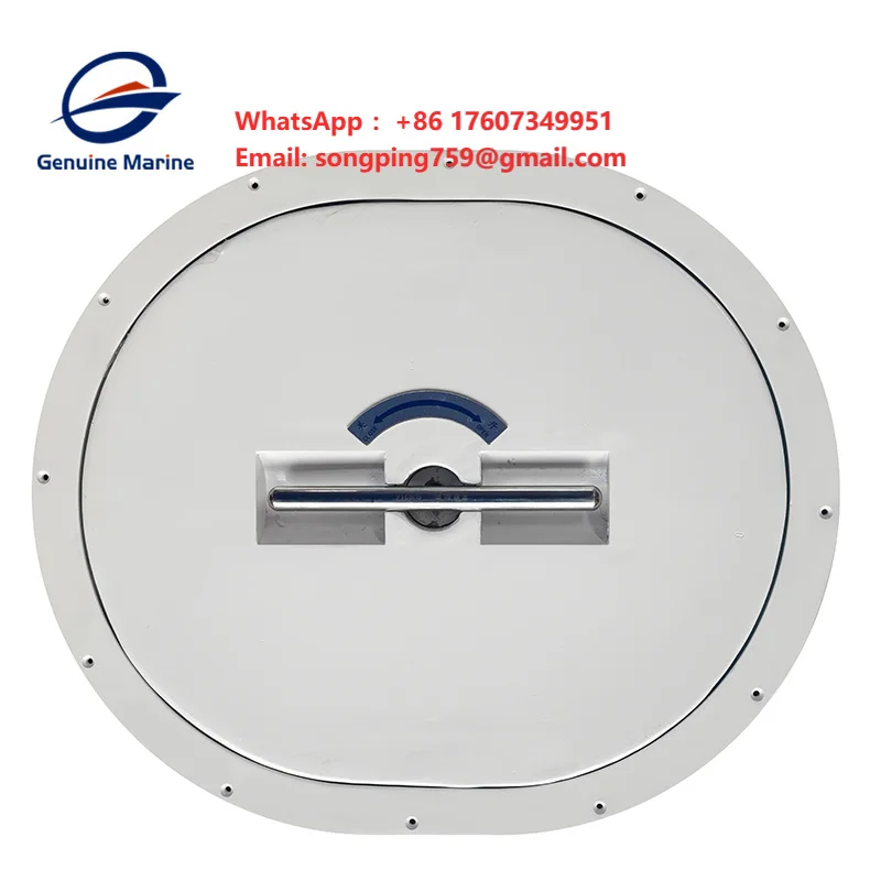 Genuine Marine Watertight Aluminum Skylight Access Hatch Marine Deck Hatch Cover Hardware Boat Parts