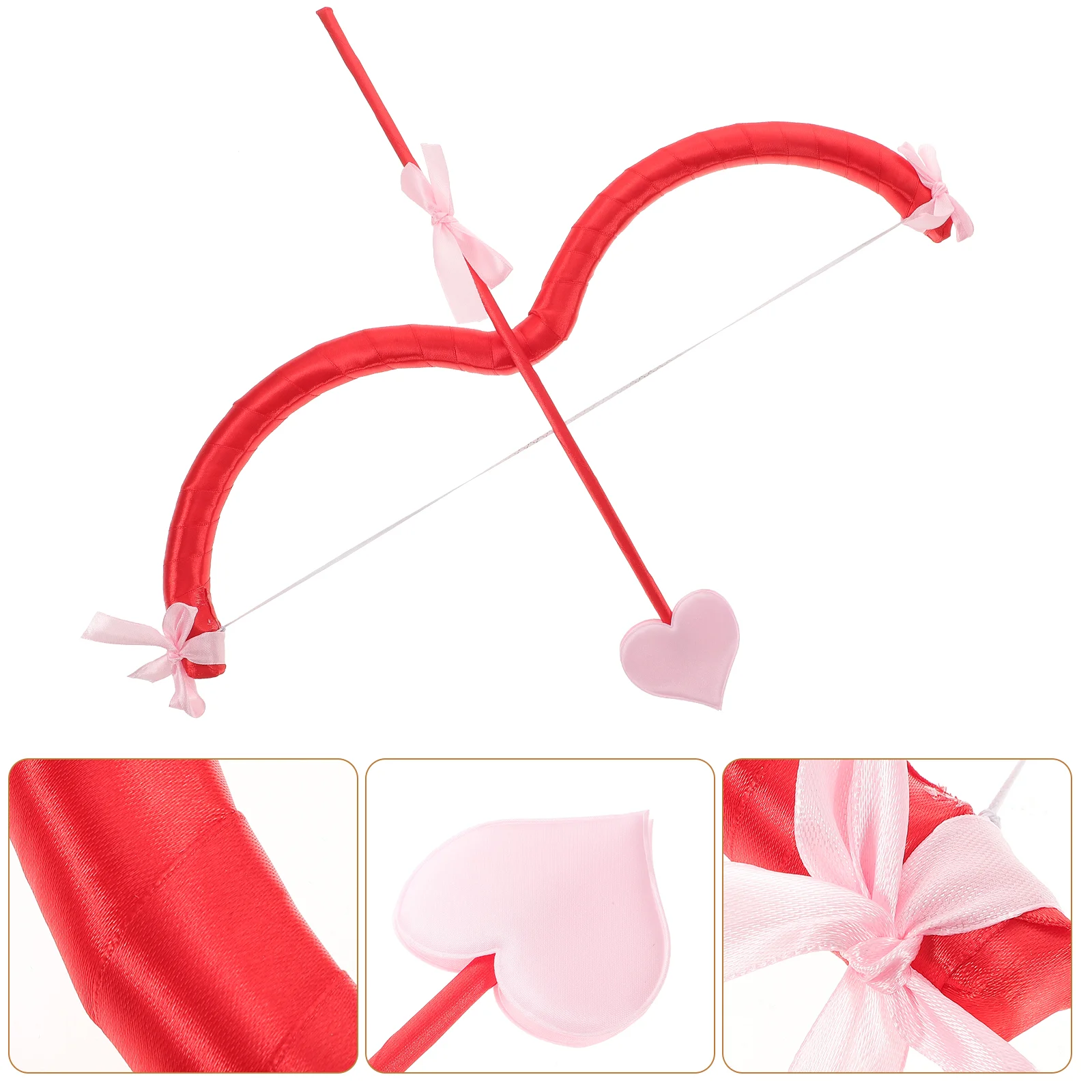 Cupid Red Bandana Headband Costume Prop Valentine Foam Foams Baby Cosplay Party