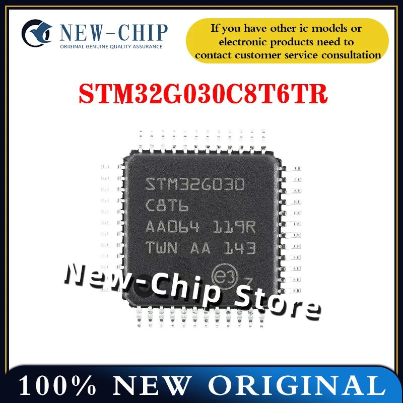 

5PCS-500PCS/LOT STM32G030C8T6TR LQFP-48 ARM Cortex-M0+ 32-bit microcontroller -MCU New Original STM32G030