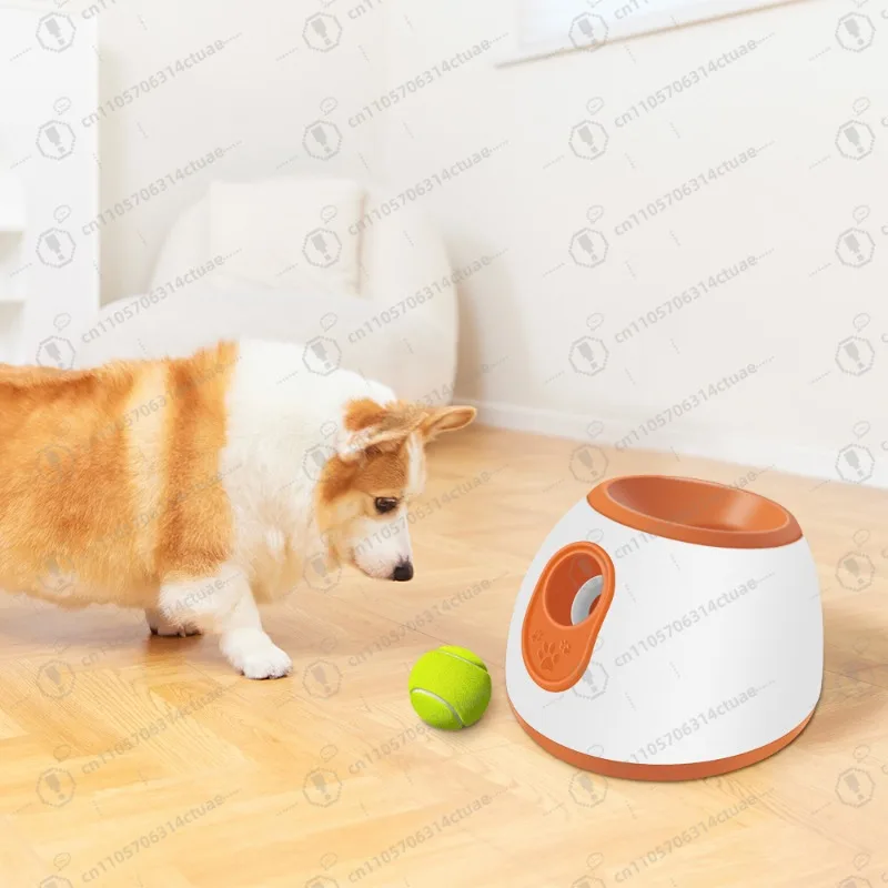 

Rechargeable Intelligent Dog Ball Tosser Automatic Interactive Toy Adjustable Launch Distance for Small/Medium Dogs