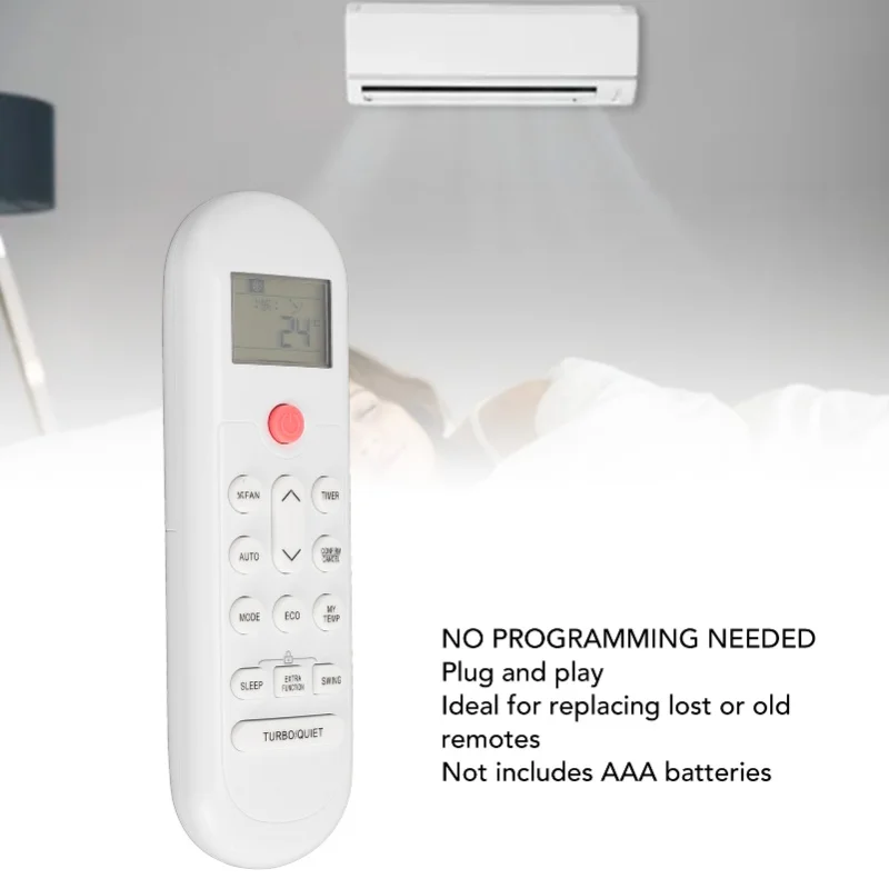 Replacement For Haier Mabe Air Conditioner Remote Control V12843 HJ L8H 0010404555D V106 Cool Heat Part