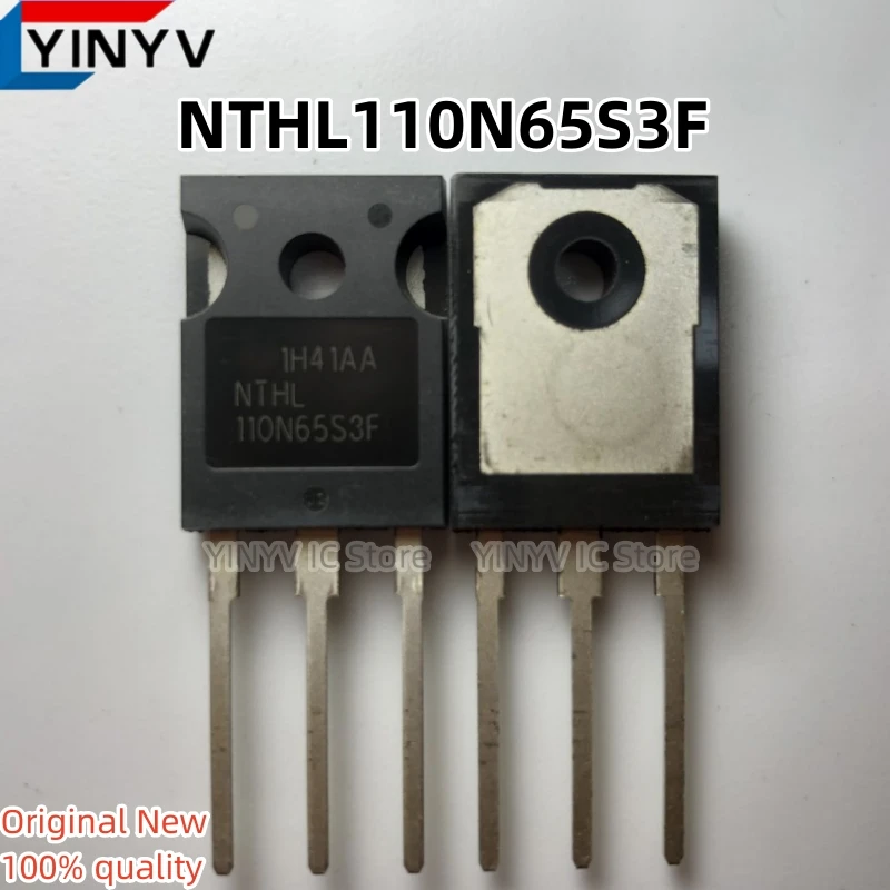 

Free shipping 5Pcs NTHL110N65S3F NTHL110N65 110N65S3F Trans MOSFET N-CH 650V 30A 3-Pin(3+Tab) TO-247 Original New 100% quality