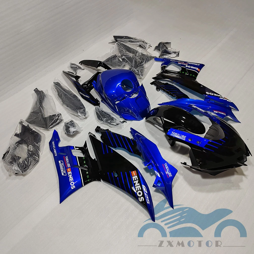 

Комплект обтекателей для мотоцикла YAMAHA YZF-R3 YZFR25 2019 2020 2021 YZF R25 2022 2023, синий, черный корпус