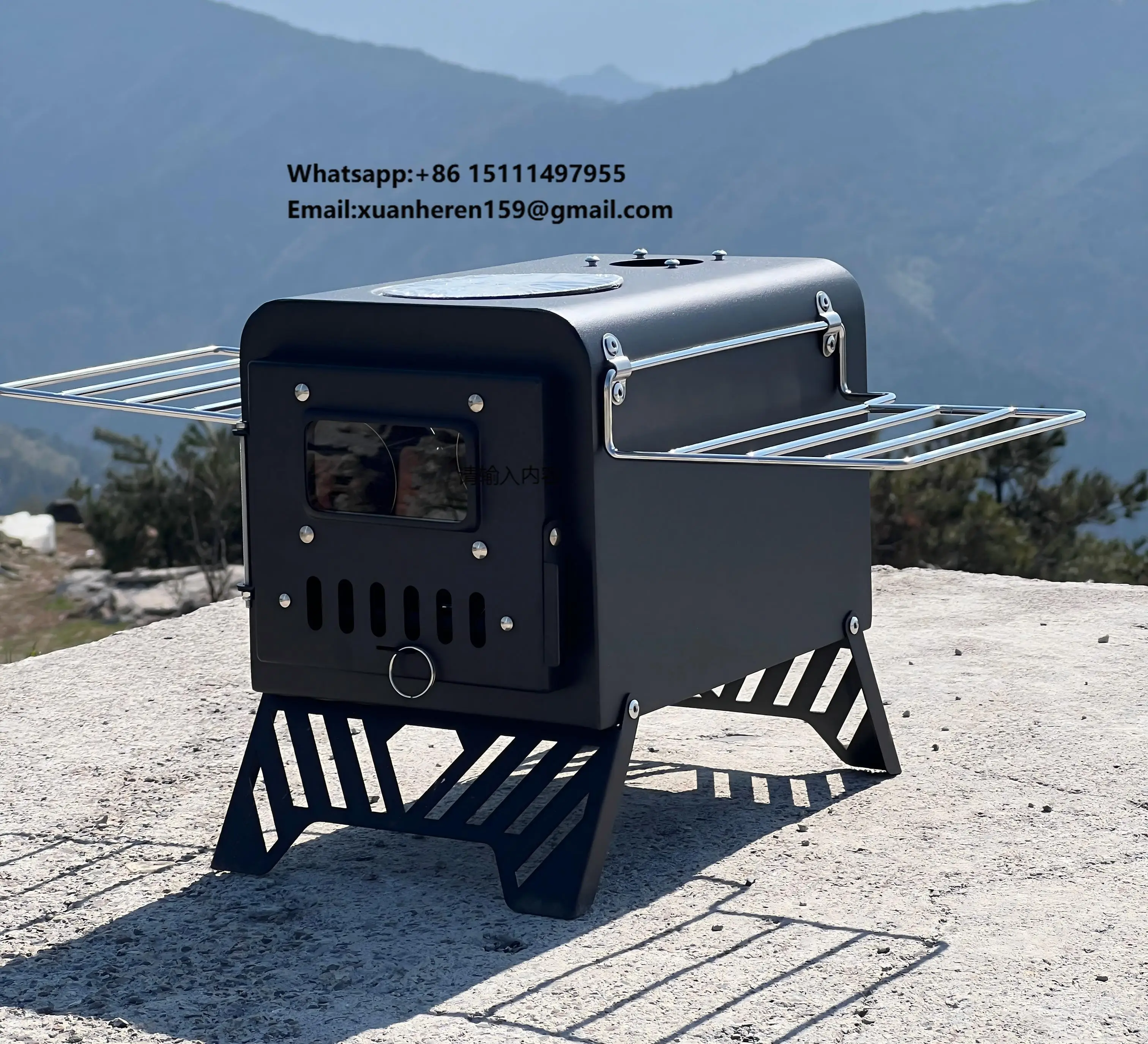 Camping Cooking Set Large - Kompor Besar Baru dari Baja Anti