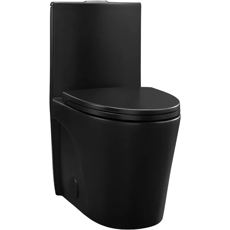 Swiss Madison Well Made Forever Tropez One Piece Toilet, Dual-Flush 1.1/1.6 GPF, Modern Toilets for Bathrooms,