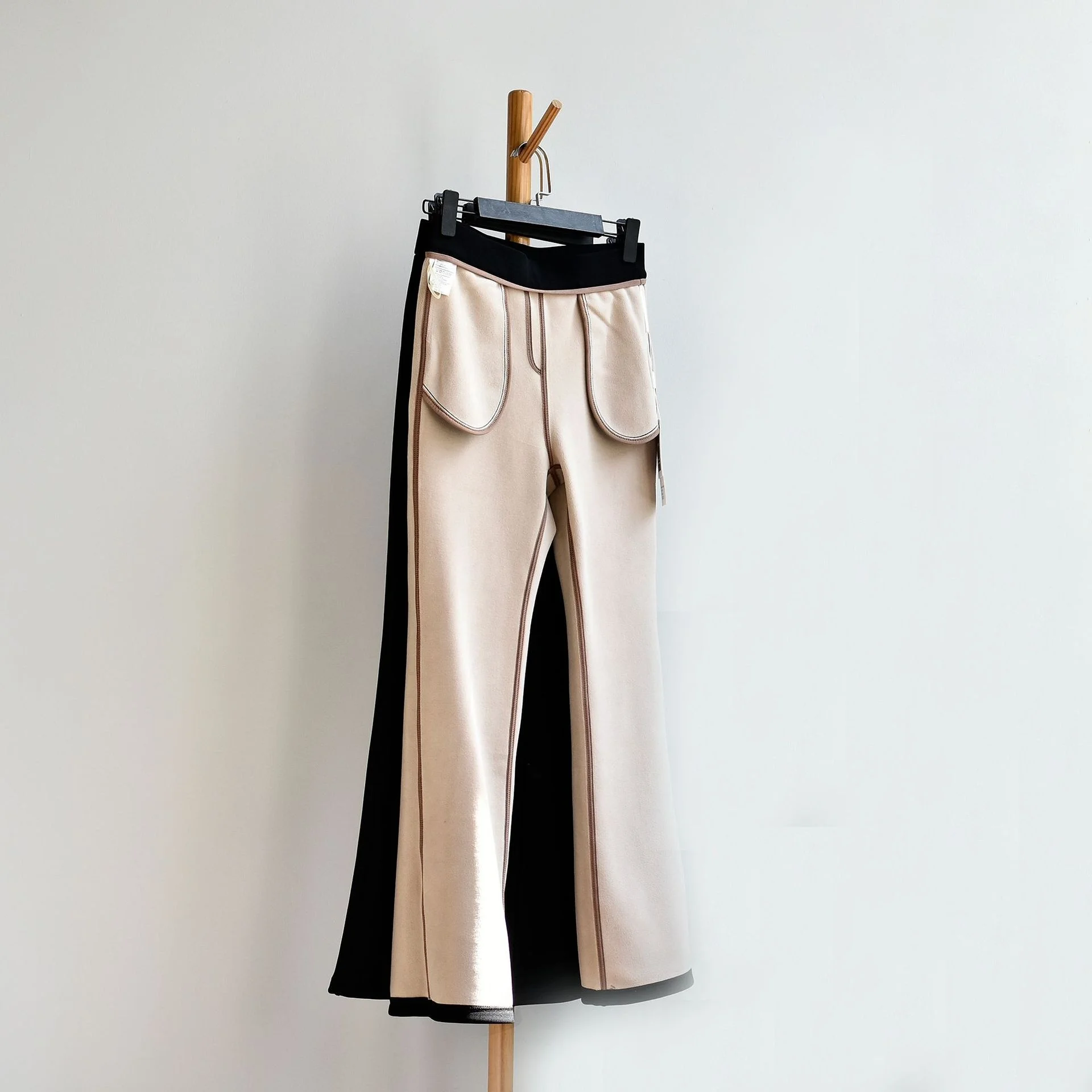 

Брюки-брюки для офиса, женские необычные термопалаццо с защитой от грязи, деловые флокированные ацтекские саржевые ажурные брюки, весна-лето, дискотека, однотонные для девочек