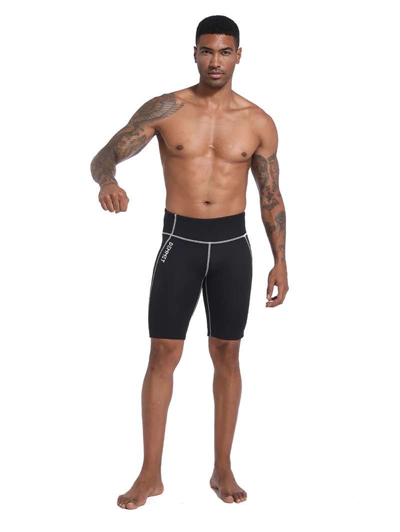 DEMMET Men Neoprene Wetsuit Shorts 1.5MM/3MM Diving Scuba Pants Shorts For Swimming Man Surfing Trunks Keep Warm Super Stretch