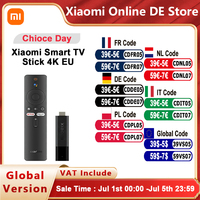 Global Version Xiaomi Mi TV Stick 4K Android TV 11 2GB RAM 8GB ROM Multi-language Support Google WIFI Dolby Atmos Vision