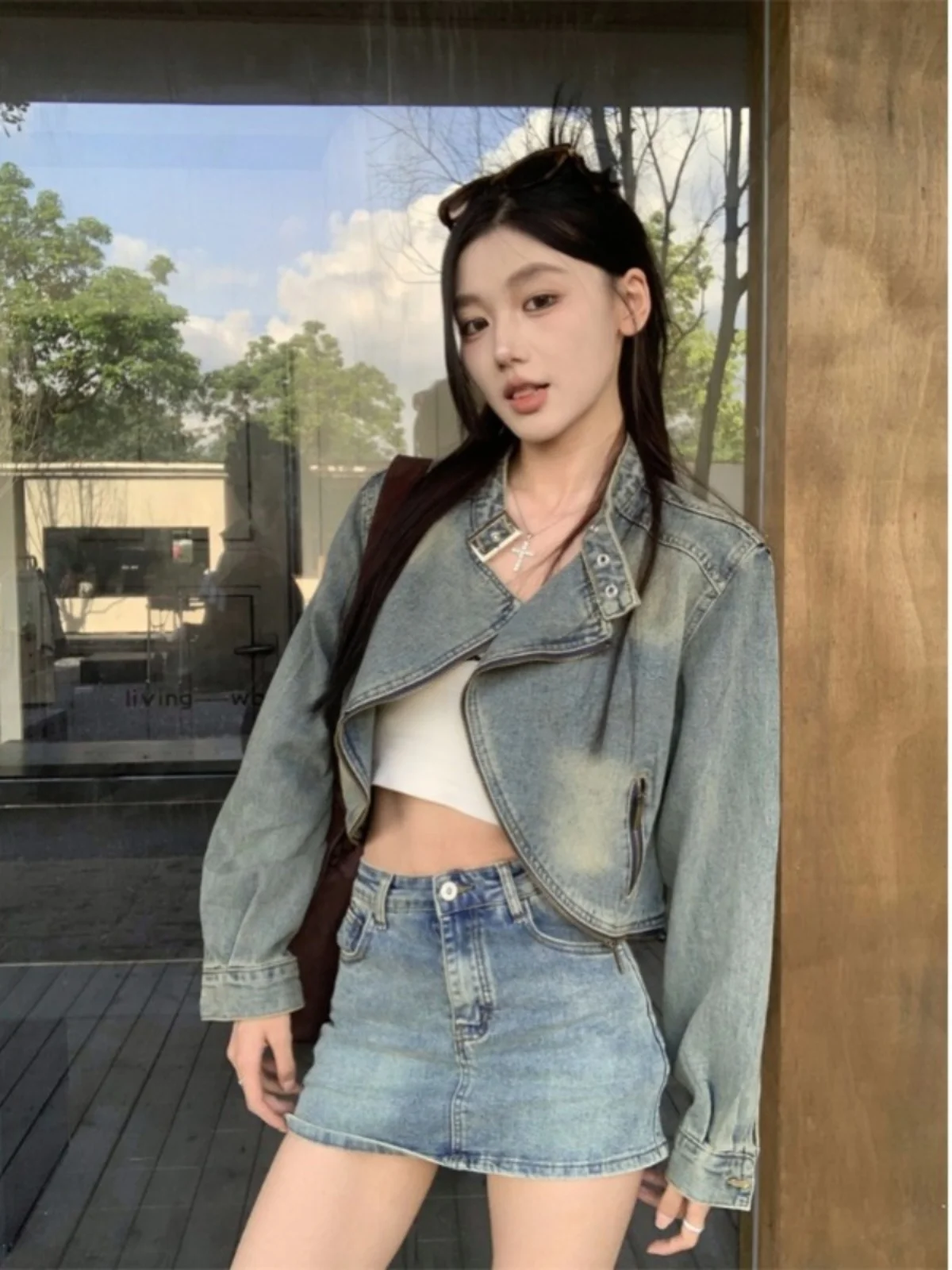 

Женские куртки, элегантные длинные желтые наклонные цветы, цвета бойфренда, художественный ворс, нечеткая манжета, короткая длина, моющиеся, для отпуска