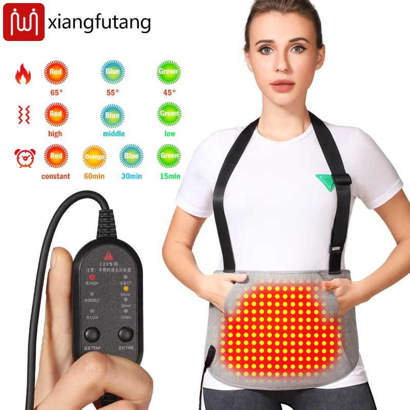 حزام الخصر المضغوط الساخن للعلاج بالضوء الأحمر - العناية بالرحم وتخفيف آلام الفترة والدورة الدموية يجب أن يكون للنساء للحفاظ على الدفء #5