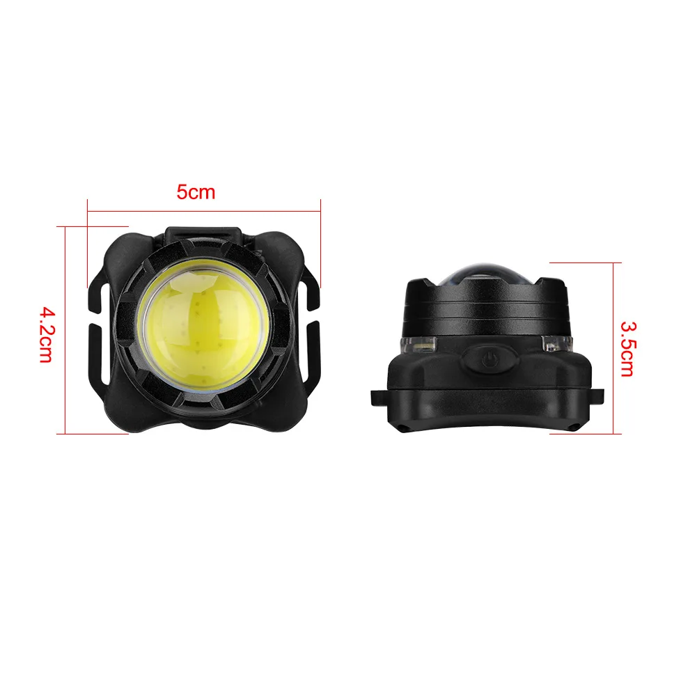 COBLED Headlight Built-in 1200mah Battery USB Rechargeable Outdoor Portable Torch Headlamp Waterproof Fishing Camping light