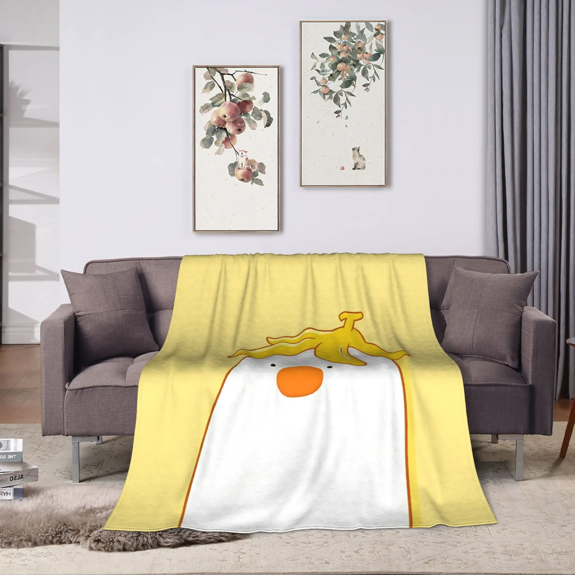 L-Lightsaber BL Manhwa Blanket Warm Soft  Bedding Throws Winter Boy Girl Sofa Home Plane Travel Bedspread
