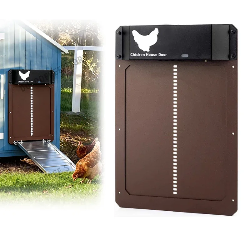 

Датчик освещенности, автоматическая куриная дверь, программируемая автоматическая куриная дверь, умный открыватель курятника для куринок и уток