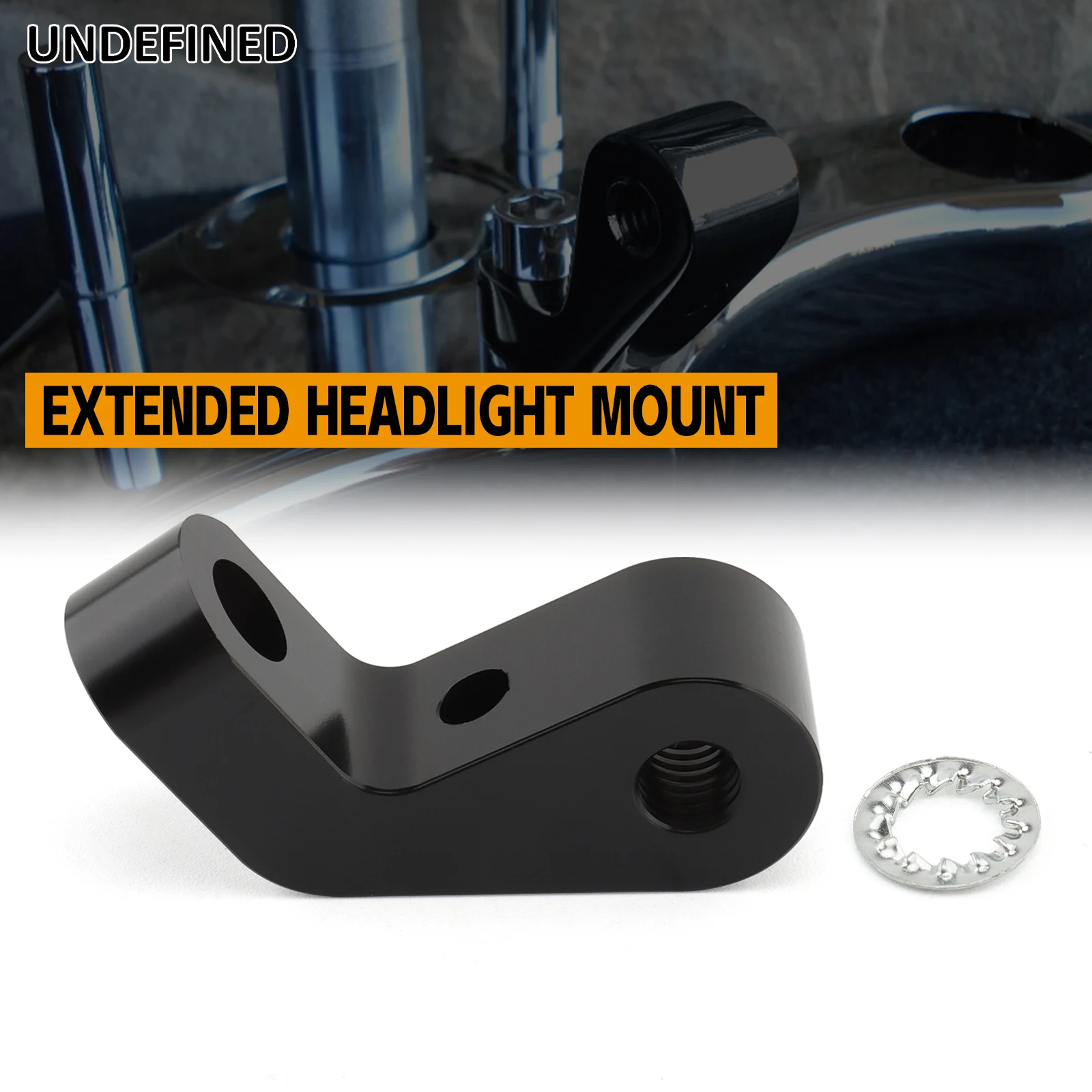 

Motorcycle Aluminum Extended Headlight Mount For Harley Touring Sportster Dany Softail Springer Bobber Chopper Custom Bike