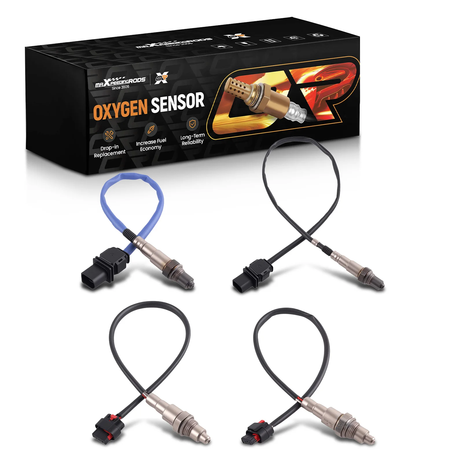 Set of 4 Up+Down Oxygen O2 Sensor for Ford F-150 3.5L Turbo Engine 15-16 2345019